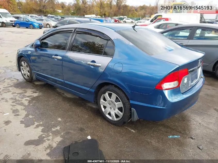 2HGFA16569H545193 2009 Honda Civic Lx