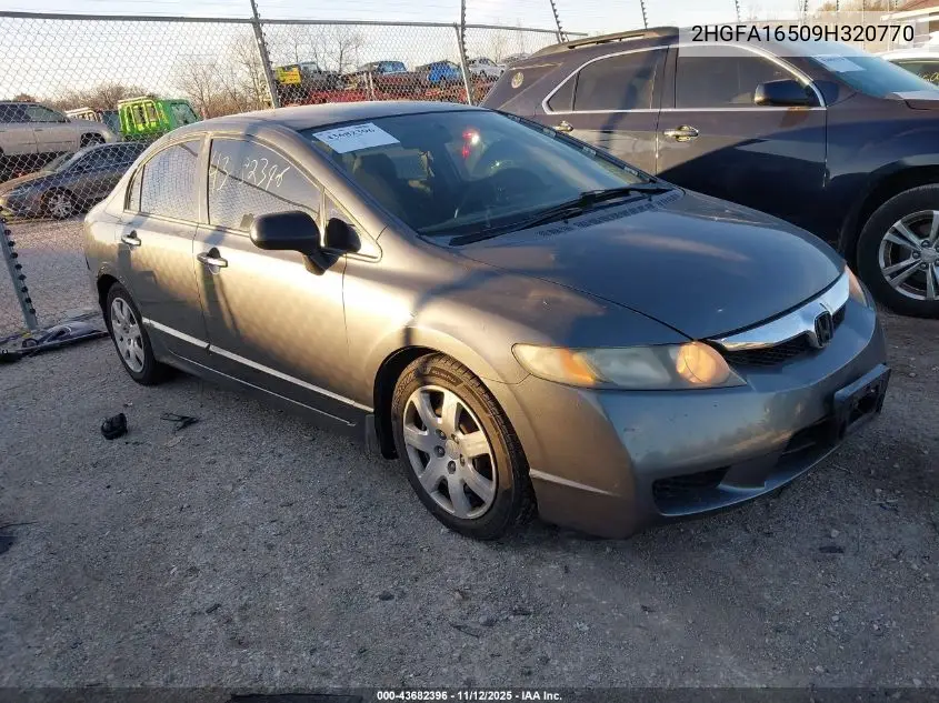 2HGFA16509H320770 2009 Honda Civic Lx