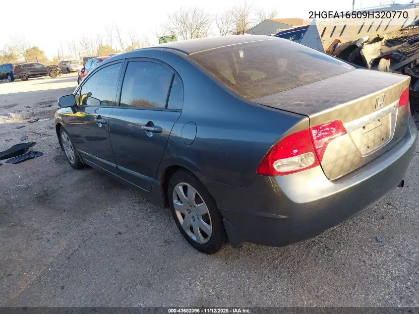 2HGFA16509H320770 2009 Honda Civic Lx