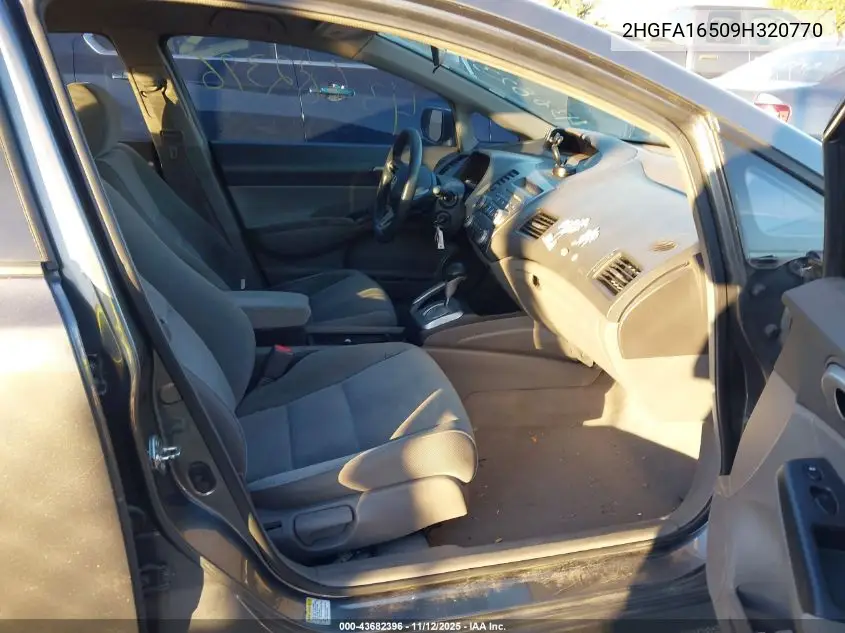 2HGFA16509H320770 2009 Honda Civic Lx