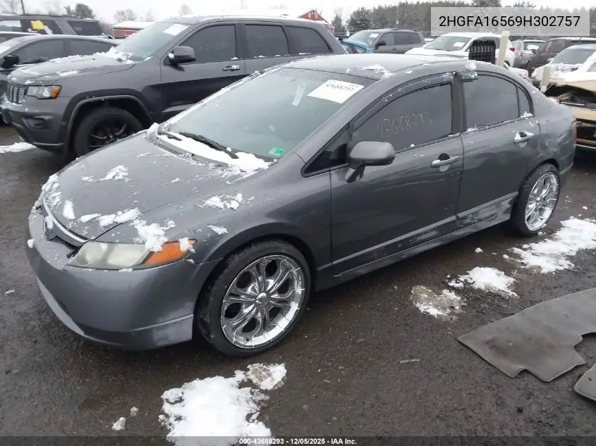 2HGFA16569H302757 2009 Honda Civic Lx