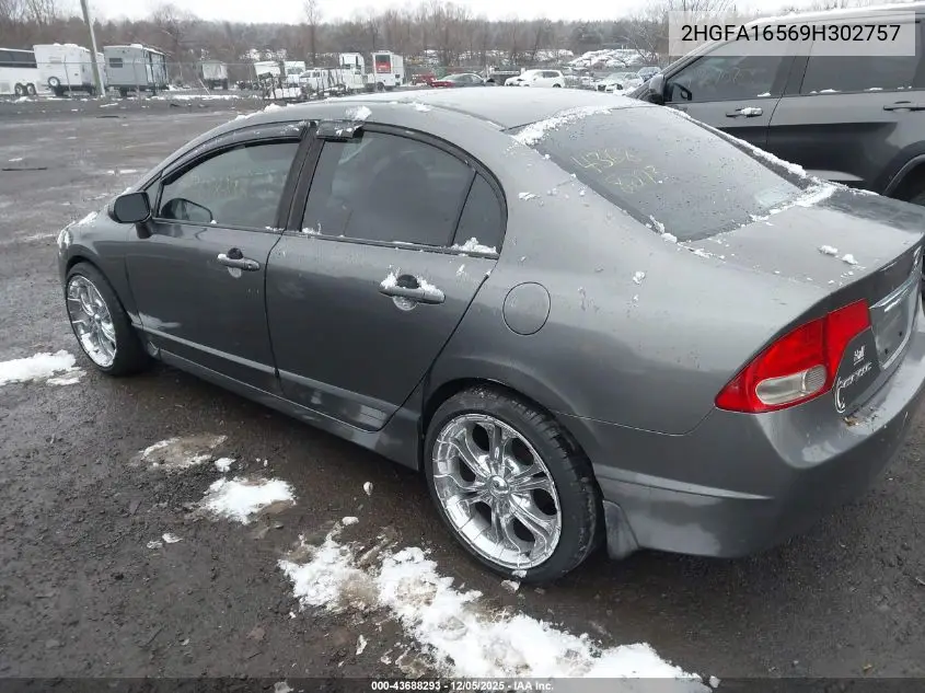 2HGFA16569H302757 2009 Honda Civic Lx