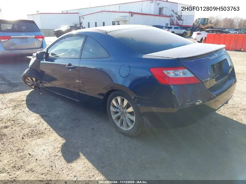 2HGFG12809H503763 2009 Honda Civic Ex