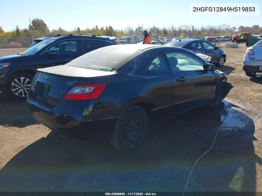 2HGFG12849H519853 2009 Honda Civic Ex
