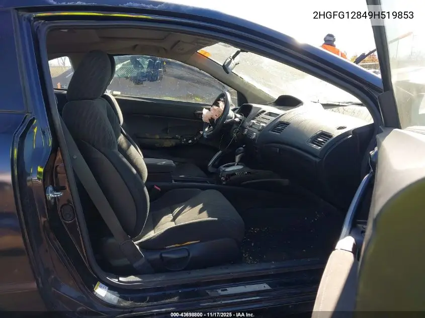 2HGFG12849H519853 2009 Honda Civic Ex