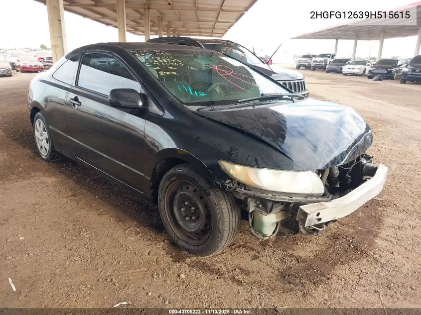 2HGFG12639H515615 2009 Honda Civic Lx