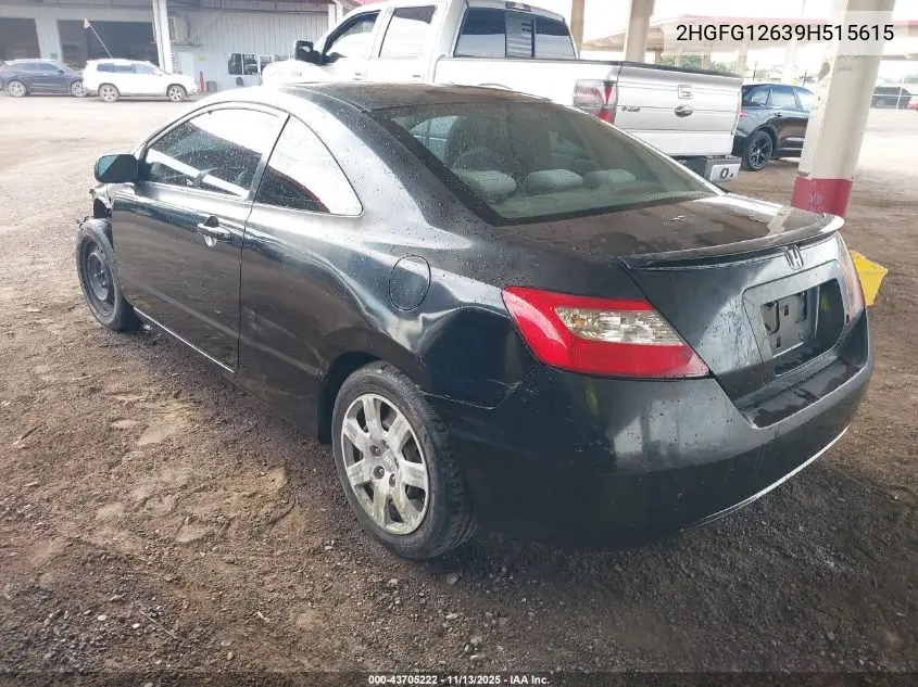 2HGFG12639H515615 2009 Honda Civic Lx