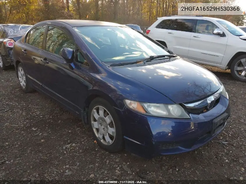 2HGFA16529H530366 2009 Honda Civic Lx