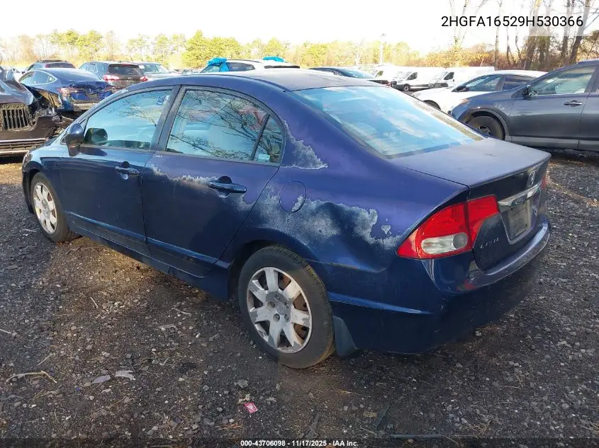2HGFA16529H530366 2009 Honda Civic Lx