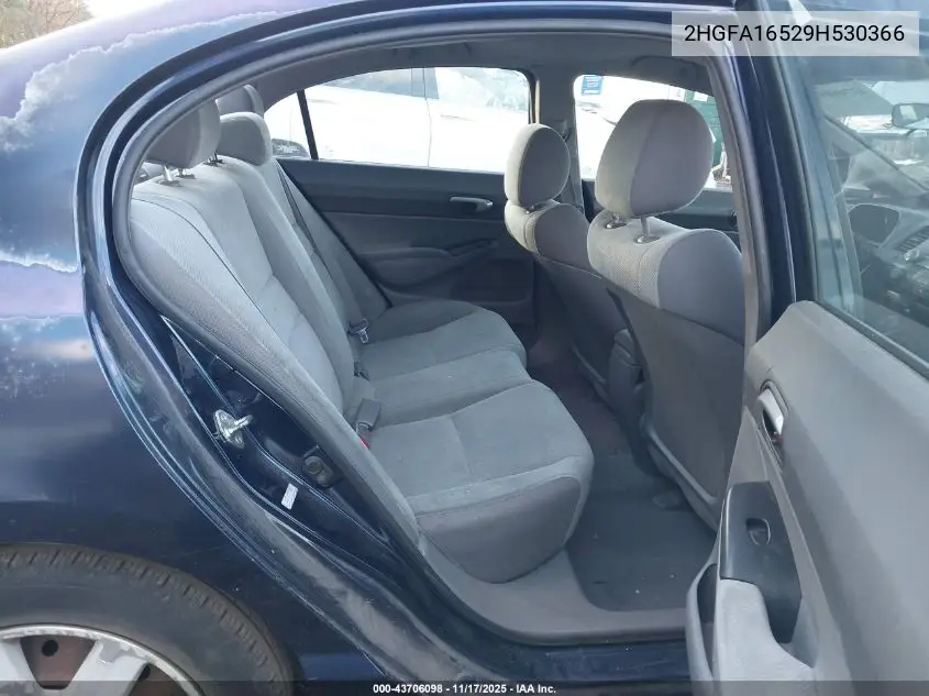 2HGFA16529H530366 2009 Honda Civic Lx