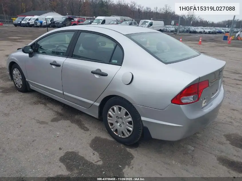 1HGFA15319L027088 2009 Honda Civic Vp