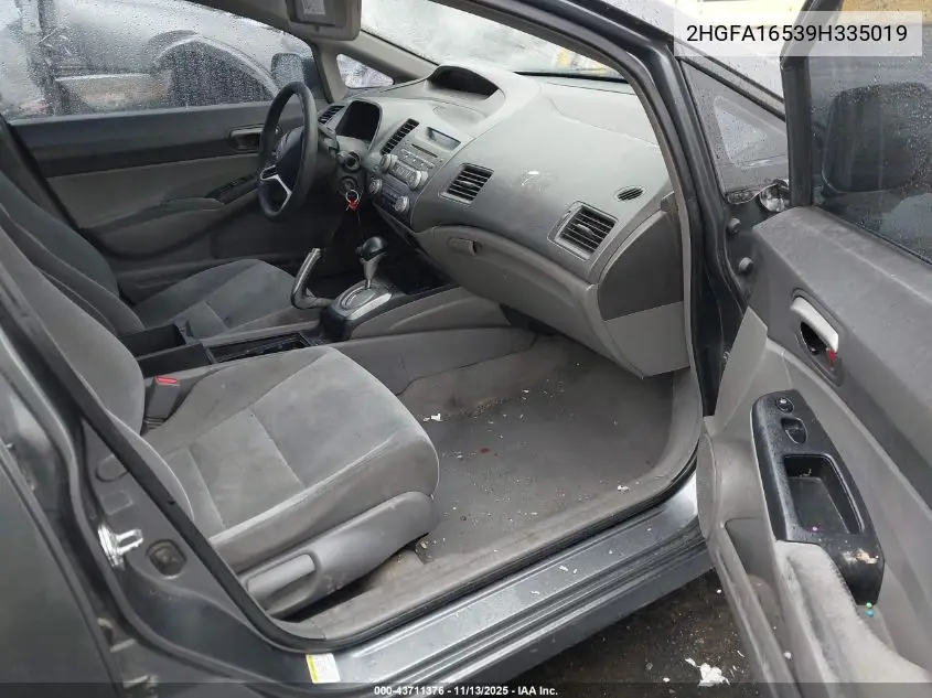 2HGFA16539H335019 2009 Honda Civic Lx