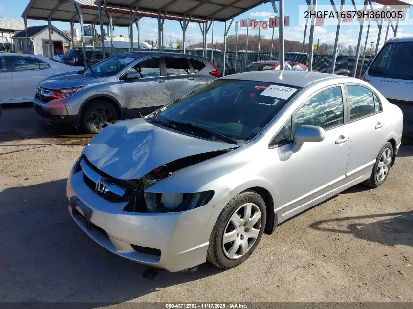2HGFA16579H360005 2009 Honda Civic Lx