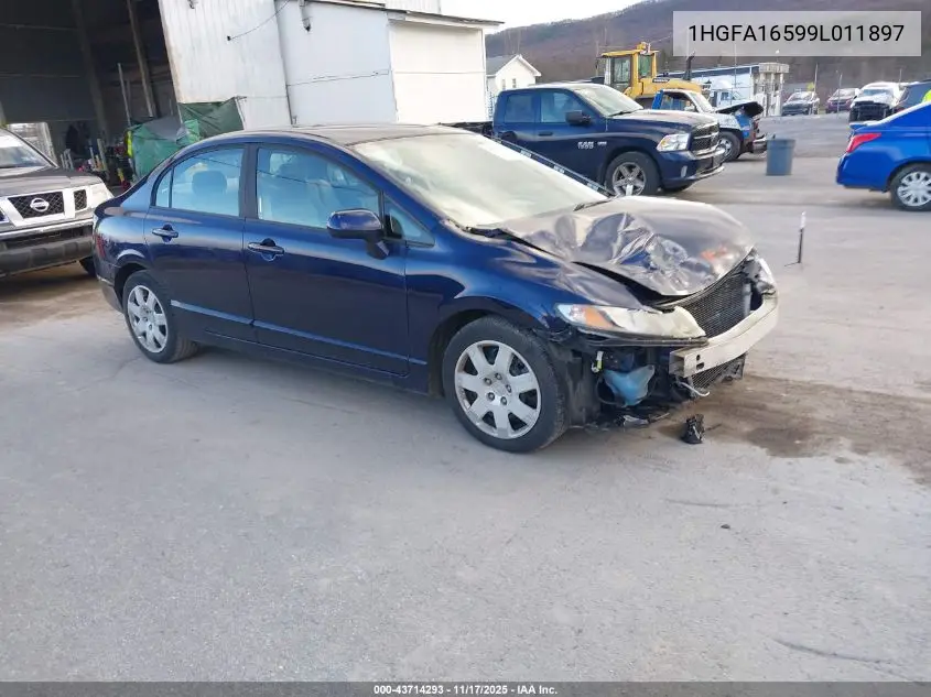 1HGFA16599L011897 2009 Honda Civic Lx