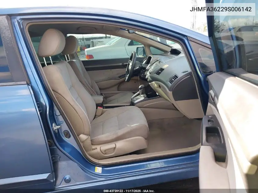 JHMFA36229S006142 2009 Honda Civic Hybrid