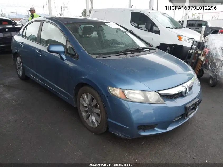 1HGFA16879L012296 2009 Honda Civic Ex
