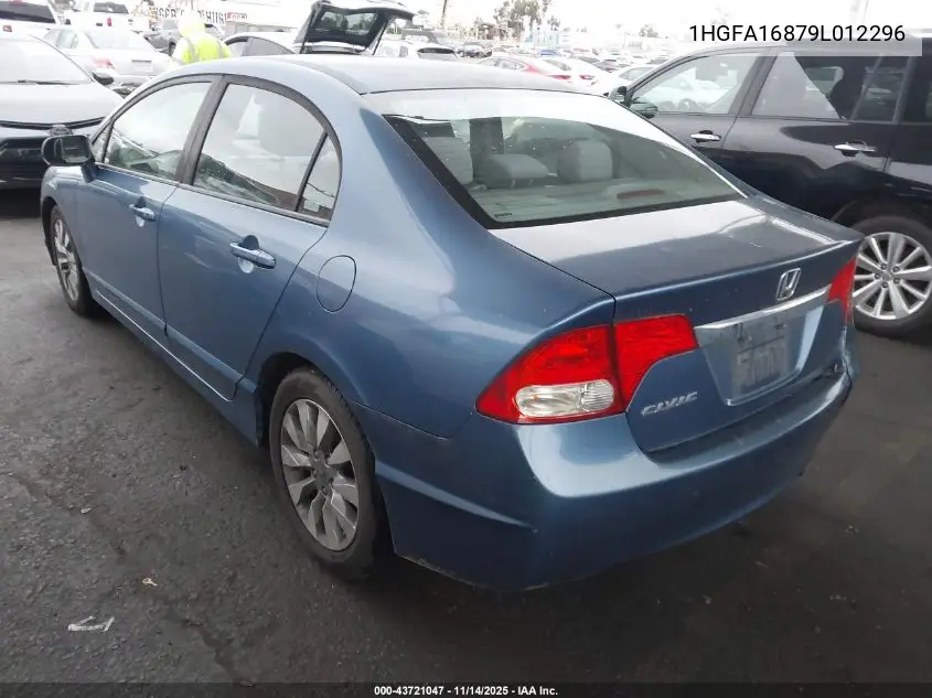 1HGFA16879L012296 2009 Honda Civic Ex