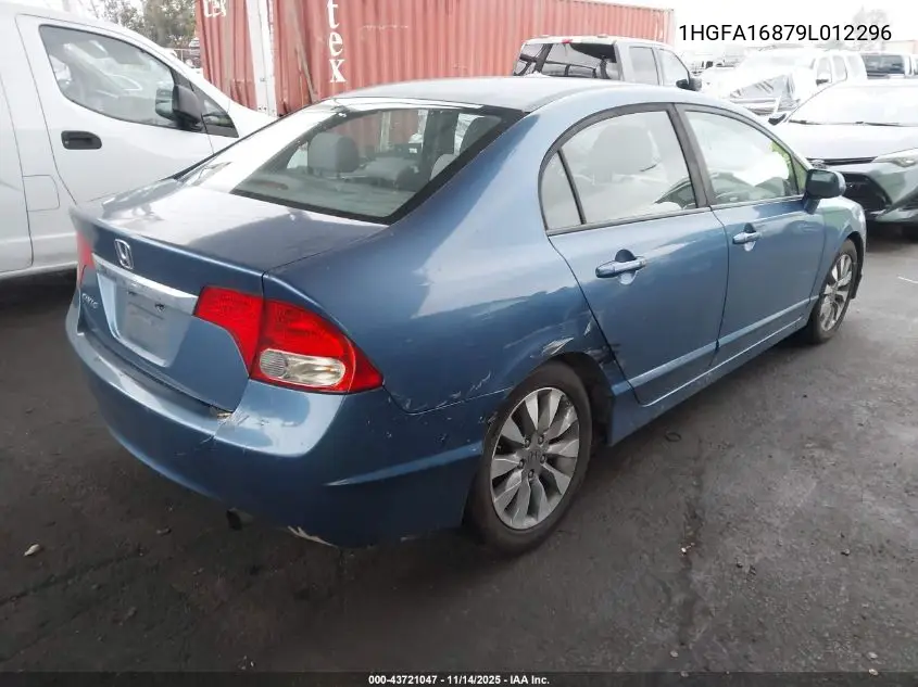 1HGFA16879L012296 2009 Honda Civic Ex