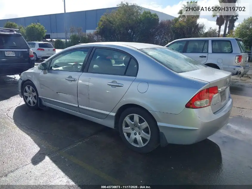 2HGFA16509H319702 2009 Honda Civic Lx