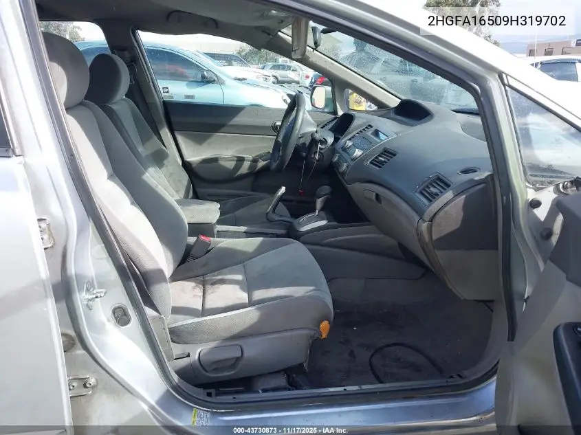 2HGFA16509H319702 2009 Honda Civic Lx