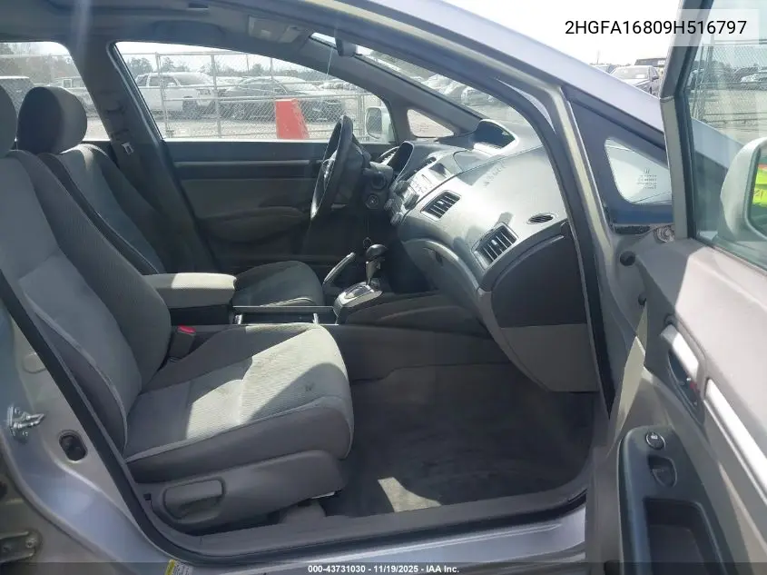 2HGFA16809H516797 2009 Honda Civic Ex