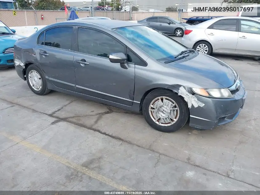 JHMFA36239S017697 2009 Honda Civic Hybrid
