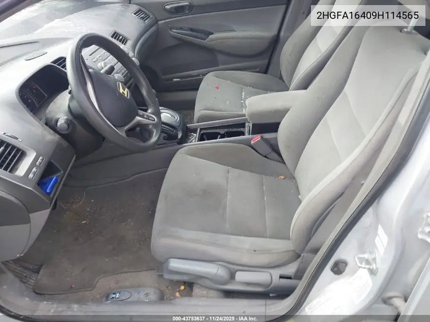 2HGFA16409H114565 2009 Honda Civic Dx-G