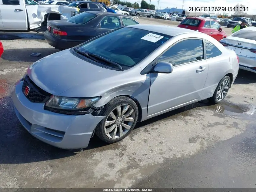 2HGFG12629H541011 2009 Honda Civic Lx