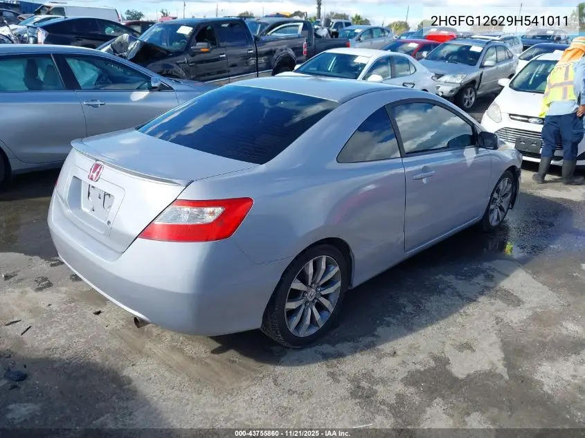 2HGFG12629H541011 2009 Honda Civic Lx
