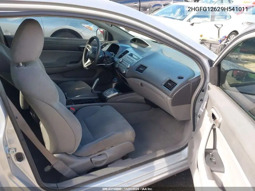 2HGFG12629H541011 2009 Honda Civic Lx