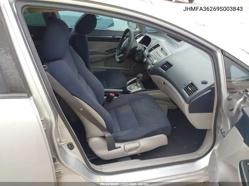 JHMFA36269S003843 2009 Honda Civic Hybrid