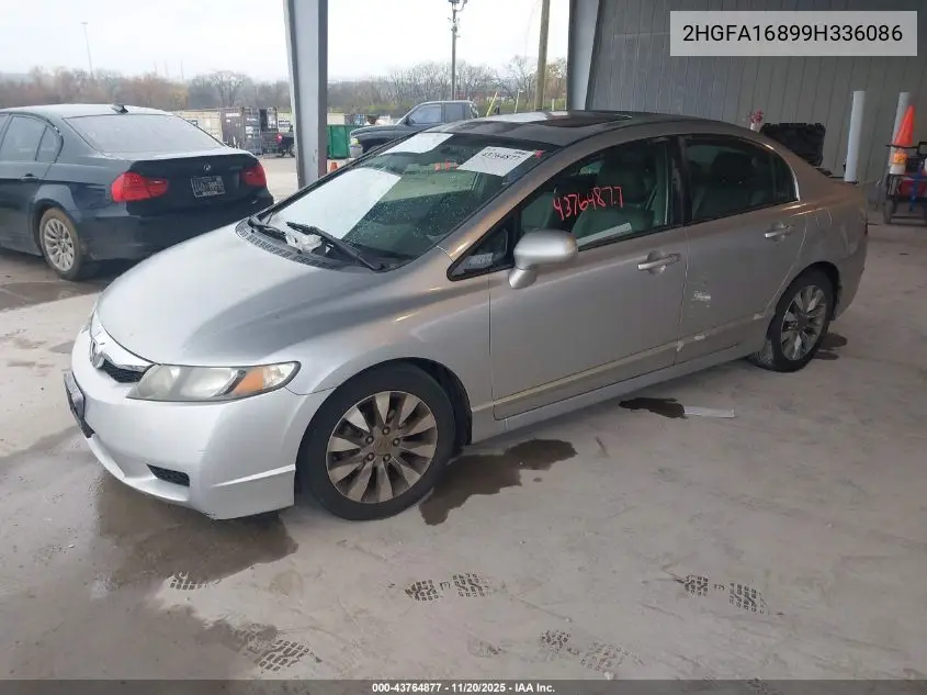 2HGFA16899H336086 2009 Honda Civic Ex