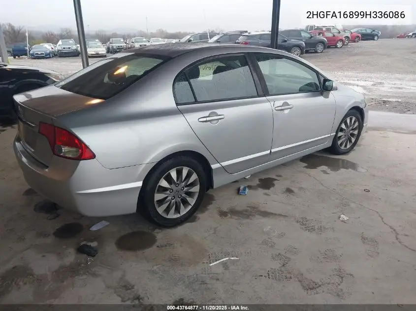 2HGFA16899H336086 2009 Honda Civic Ex