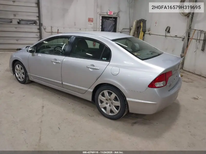 2HGFA16579H319695 2009 Honda Civic Lx
