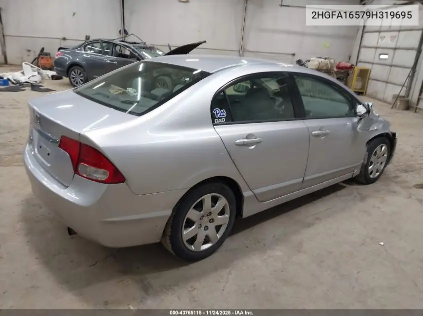 2HGFA16579H319695 2009 Honda Civic Lx
