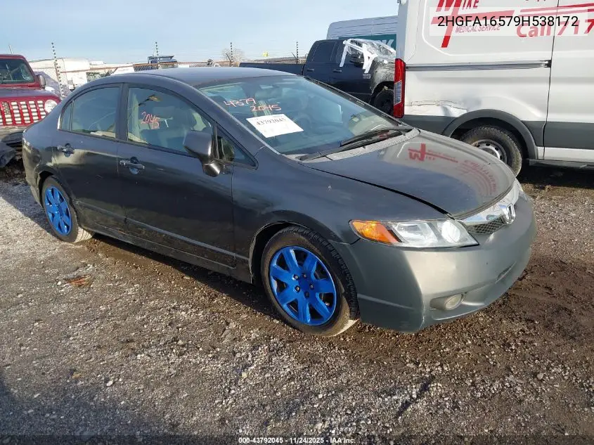2HGFA16579H538172 2009 Honda Civic Lx