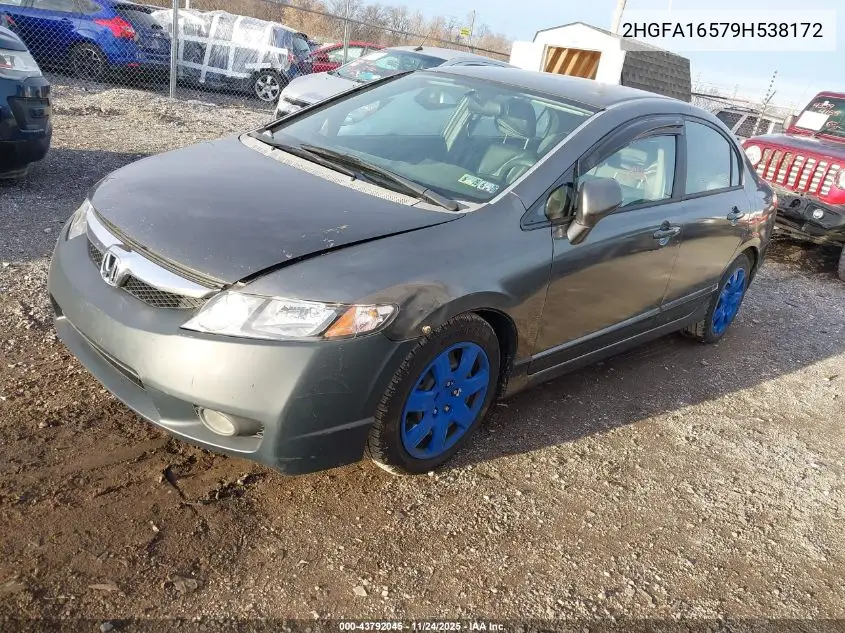 2HGFA16579H538172 2009 Honda Civic Lx