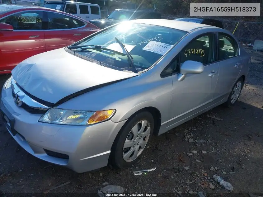 2HGFA16559H518373 2009 Honda Civic Lx