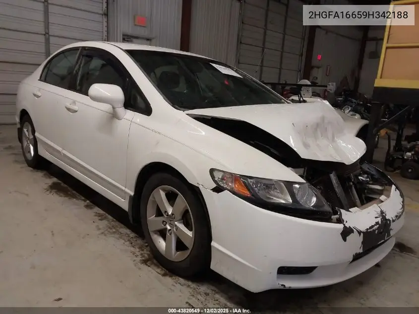 2HGFA16659H342188 2009 Honda Civic Lx-S