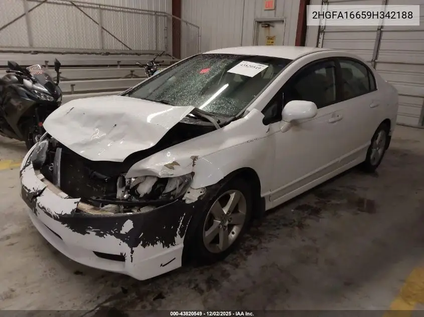 2HGFA16659H342188 2009 Honda Civic Lx-S