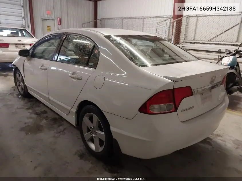 2HGFA16659H342188 2009 Honda Civic Lx-S