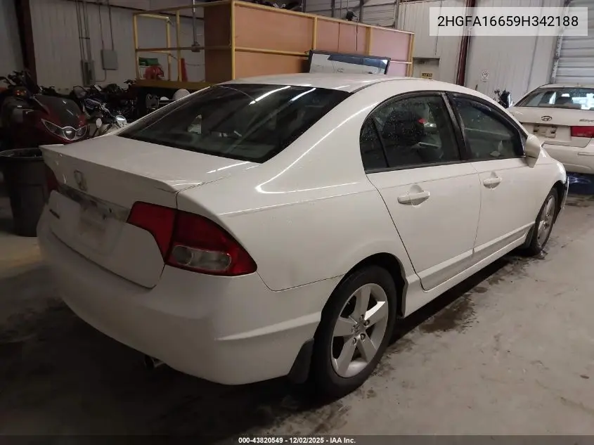 2HGFA16659H342188 2009 Honda Civic Lx-S