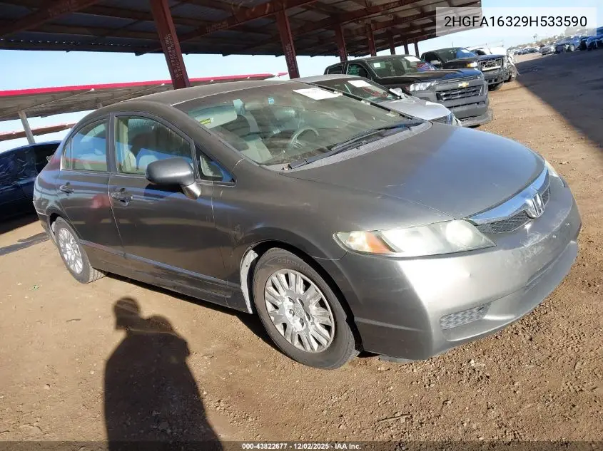 2HGFA16329H533590 2009 Honda Civic Vp