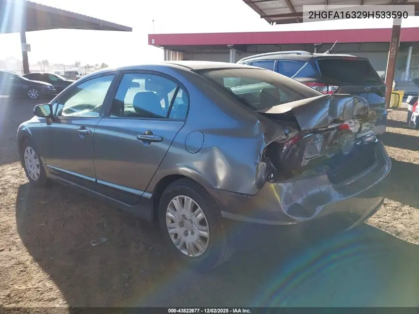 2HGFA16329H533590 2009 Honda Civic Vp