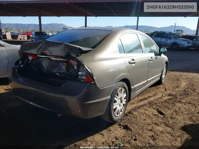 2HGFA16329H533590 2009 Honda Civic Vp