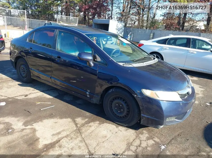 2HGFA16369H516727 2009 Honda Civic Vp
