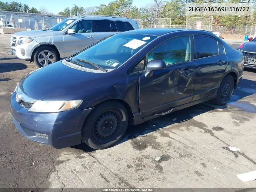2HGFA16369H516727 2009 Honda Civic Vp
