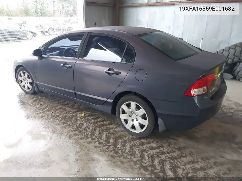 19XFA16559E001682 2009 Honda Civic Lx
