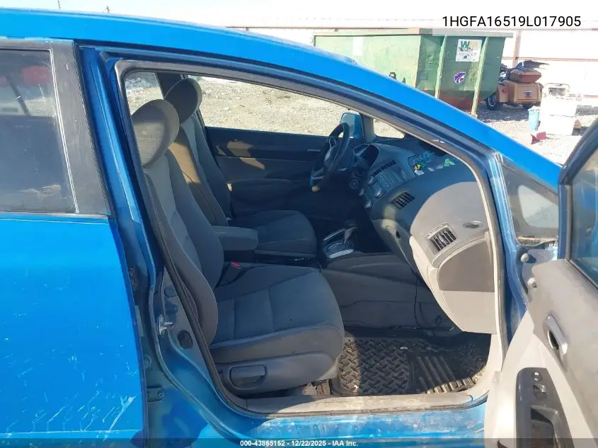 1HGFA16519L017905 2009 Honda Civic Lx