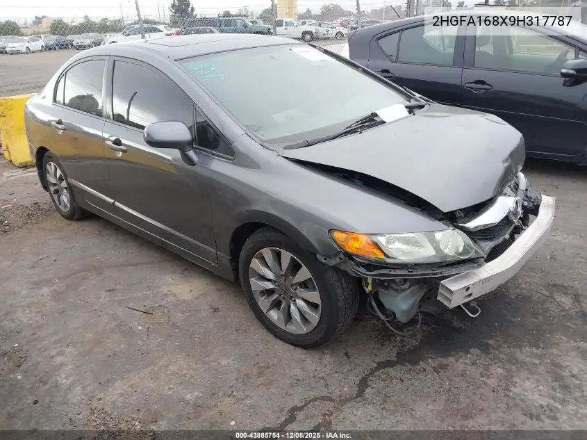 2HGFA168X9H317787 2009 Honda Civic Ex
